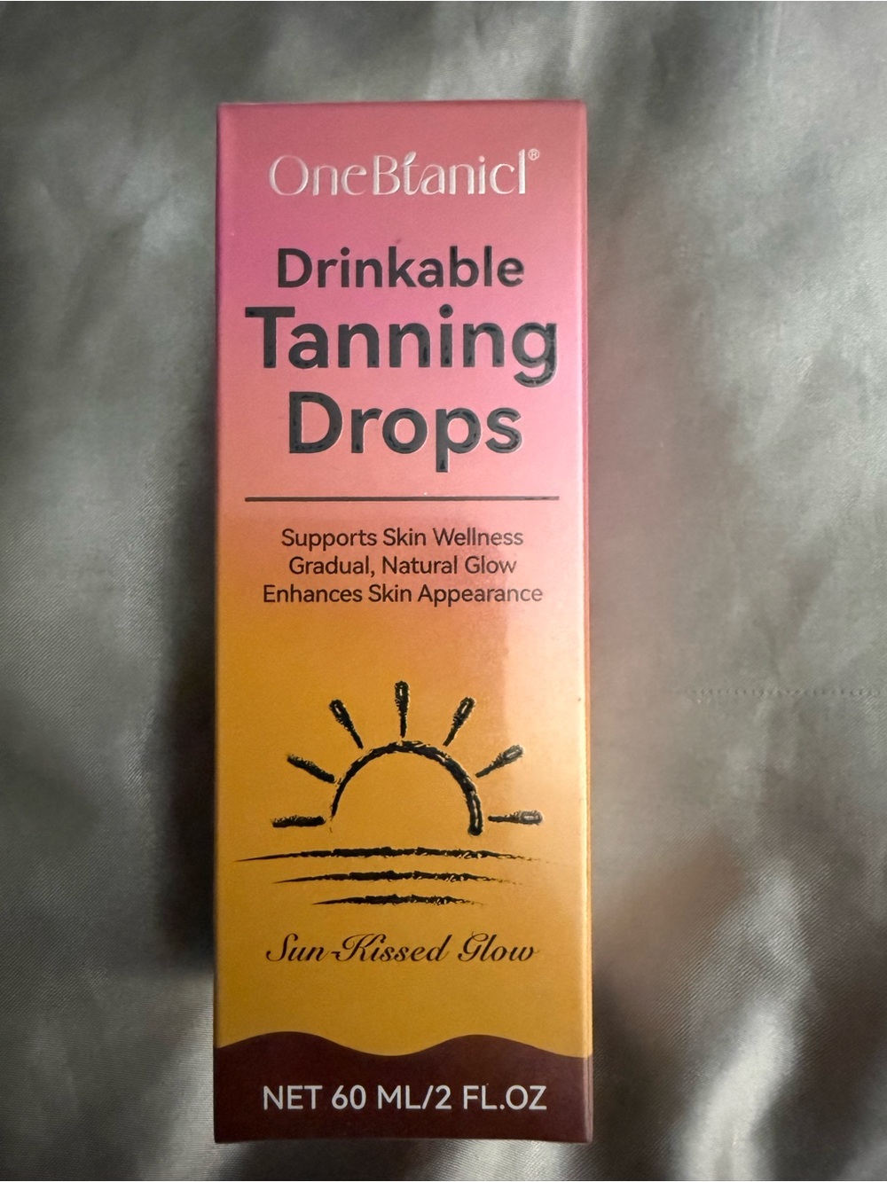 Drinkable Tanning Drops - Pink/Orange